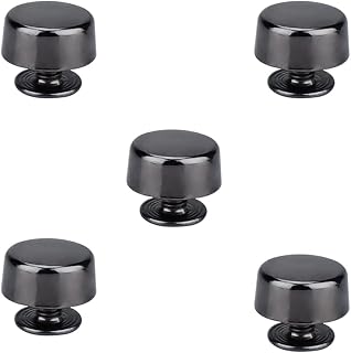 Screw Back Rivets Stud Purse Feet 32PCS Flat Head Stud Purses Feet Copper Rivets for Purses Totes Handbag Feet Nailhead Stud Flat Buckle Button Cap Cone Studs Rivets DIY Leather Craft (Gunmetal)