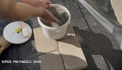 BuddingCo Polymeric Sand - Grey 18lbs Joint Stabilizing Sand for Pavers (1) - Thumbnail 5