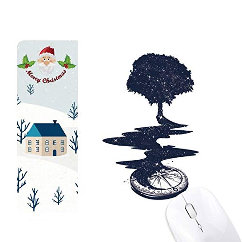 Tapis de souris arbre modèle compas d'art design original pour pc