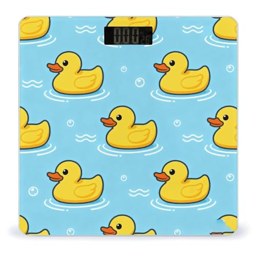 Báscula digital para baño con diseño pato de goma miniatura 1