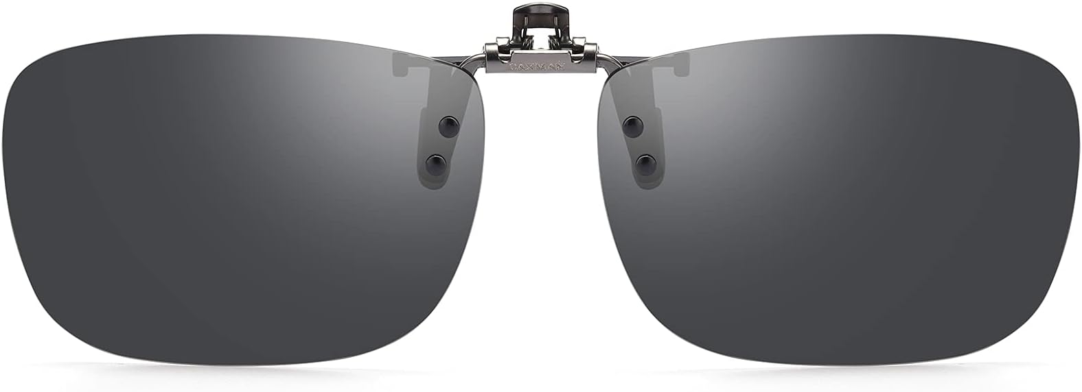 CAXMAN Polarized Clip On Sunglasses Over Prescription Glasses for Men Women UV Protection