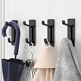 【Hält bis zu 6 KG！】 Mit super klebrigen doppelseitigen Streifen hält dieser Wandhaken gut und fällt nicht ab.