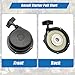 XQSMWF Recoil Starter Pull Start Fit for Yamaha Bruin 350 2004-2006 for Grizzly 350 450 2007-2014/400 2007-2008/660 2002-2008 for Kodiak 400 2002-2006/450 2005-2006 5UH-15710-00-00 5GH-15710-21-00
