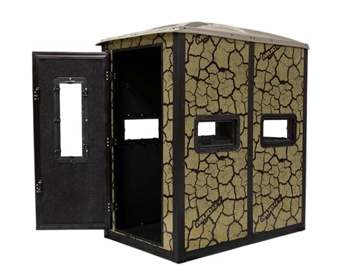 Image of Striker Box Blind /Steel WALL CONSTUCTION /Cracked MUD CAMO