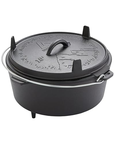 Groenberg Feuertopf Askja Pot 10L Koch Topf Dutch Oven Camping Outdoor Gusseisen