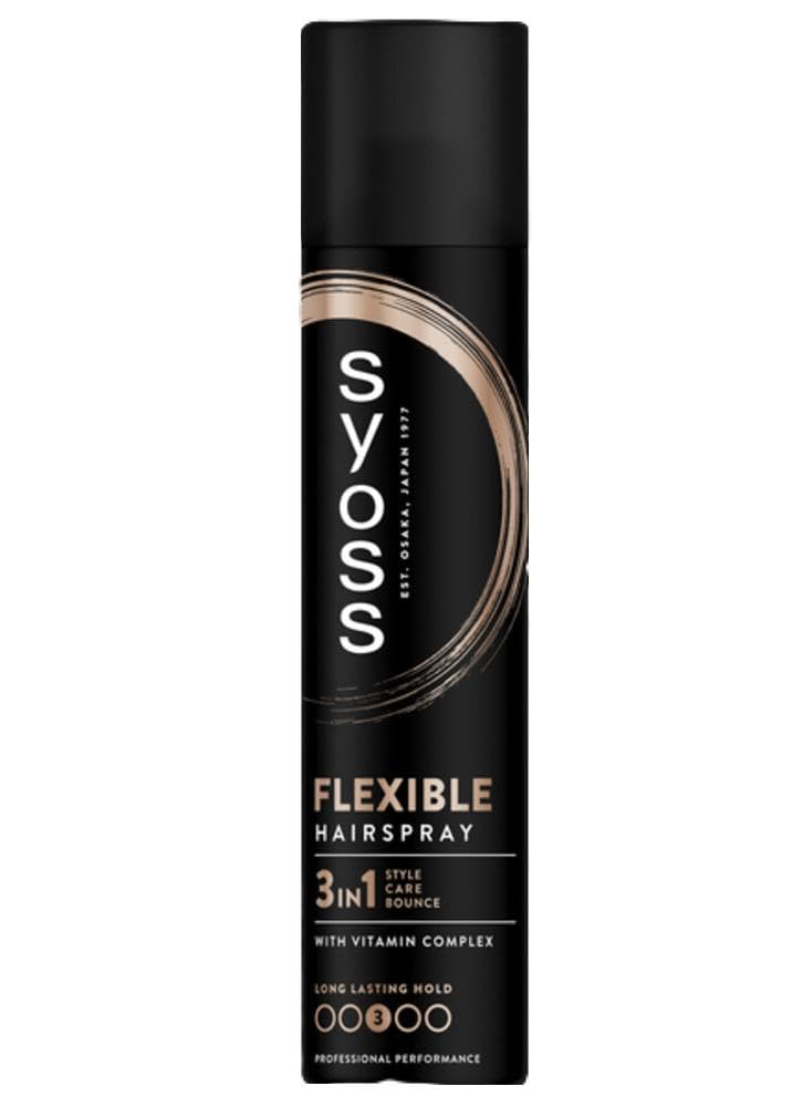 Syoss lakier do włosów Hold 3 - elastyczny, 300 ml