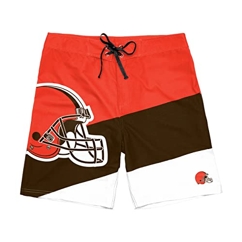 Image of FOCO Mens NFL Team Logo Color Dive Swim Boardshorts
