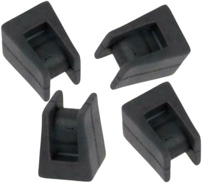 Supervac Arçelik OCD608B, OCD607YB, Beko HISG64120SD, AOCG64130DS, AOCG64130XDS ile Uyumlu Ocak Lastiği, 4 Adet, Siyah