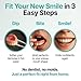Silicone Full Denture Set, Silicone Reline Denture Set, DentureSilicone Reline Kit, for Men and Women (1PCS)