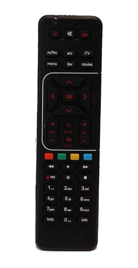 Eboxi Presents Remote Compatible for Airtel Digital TV Remote HD/SD Box Support with Recording Option [ Compatible for Airtel Remote Control ]