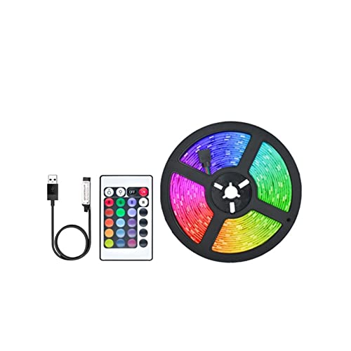 Tira de luces LED SMD5050 de 5V CC, juego completo RGB para fondo de TV, 5m-30m