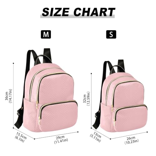 Image of ALAZA Rose Pink Small Backpack Purse for Women Travel Bag Fashion Daypack Back Pack Shoulder Bag