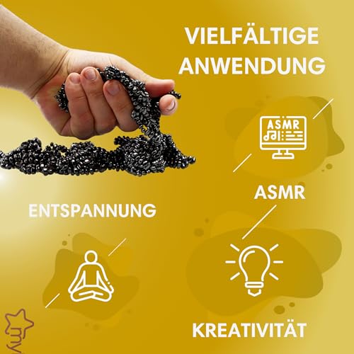 myHodo Crack Magnets Premium Set (über 1000 Stück, 5–7 mm) Sanfte Magnetkraft | Originelle Geschenkidee | Mini Magnete für ASMR, Entspannung & Fokus | Sensorisches Magnetspielzeug | Sensory Toy