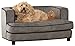 Enchanted Home Pet Cliff Bed Ultra Plush Pet Bed, 34.5" L by 22.5" W, Grey
