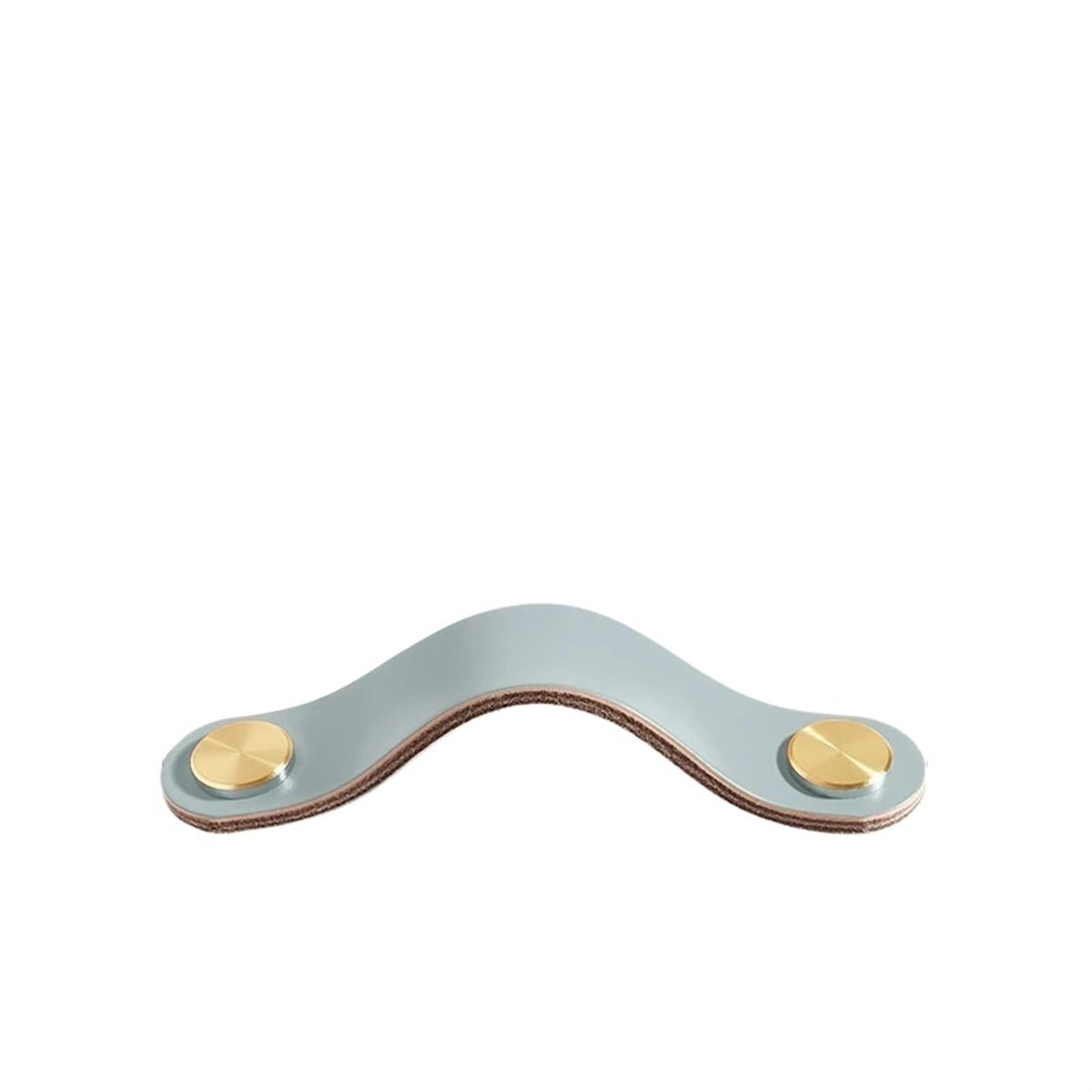 CQAHDSEVF Leather Drawer Pulls, Leather Cabinet Handles Multicolor(Blue 160mm)