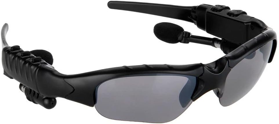 Smart Glasses Bluetooth 4.1 Stereo Wireless Handsfree Smart Audio Sunglasses, Polarized Lenses, Hands Free Calling Sports Glasses, Fashionable and Foldable