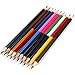 Price comparison product image White Hinge 10x Double Ended Colouring Pencils - Kids/Childrens Two Sided Colour Set