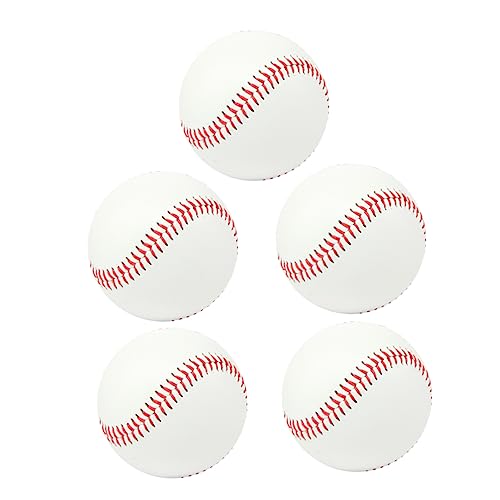 Kisangel De Béisbol No 9 para Entrenamiento Pack De 5 Unidades Suaves para Ejercicio y Competición Ideal para y Adolescentes