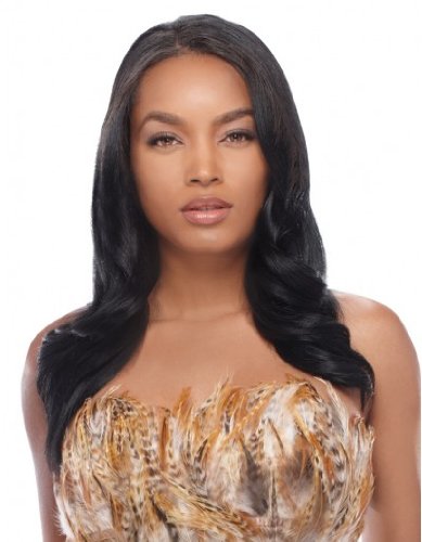 Outre Duvessa 100% Remi Human Hair Weave - Natural Yaki (10 INCH, 1B - OFF BLACK)