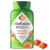 Vitafusion Multi+ Immune Support* – 2-in-1 Benefits & Flavors – Adult Gummy Vitamins with Vitamin C, Zinc, Daily Multivitamins, 90 Count