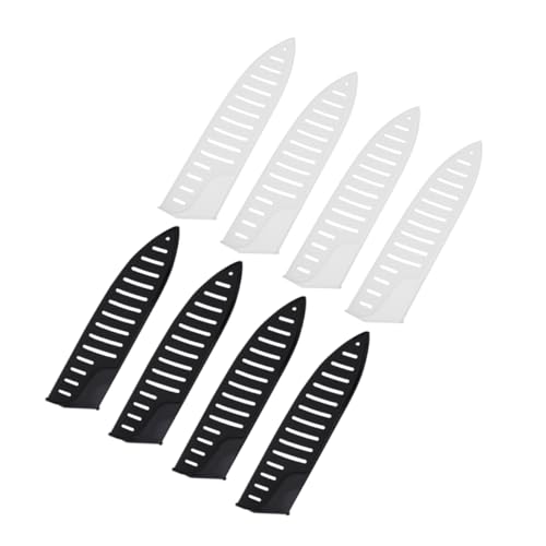 KICHOUSE 8pcs Kitchen Knife Covers Cutter Protectors for Chef Knives Bread Slicing and Utility Tools Prevent and Maintain Sharpness