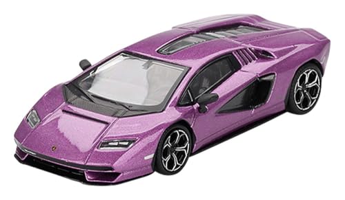 True Scale Miniatures Mgt00865-L Mini-Gt - Lamborghin. Countach Lpi 800-4 Viola 30Th 2023 - Scala 1/64 - Modellino Auto