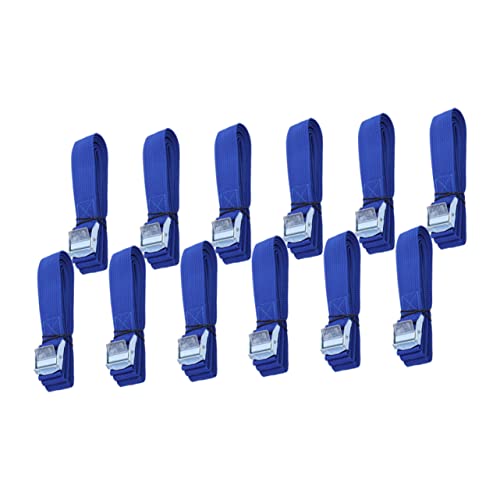 LIFKOME 12Pcs Cam Buckle Lashing Straps Heavy Duty Cargo Tie Down Straps for Surfboards Trucks Kayaks and More