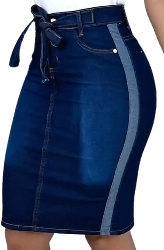 Saia Jeans com lycra Tamanho 46