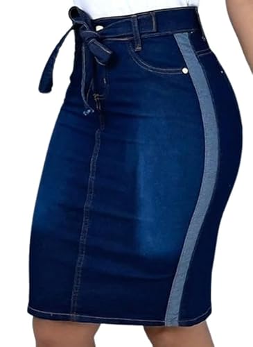 Saia Jeans com lycra Tamanho 46