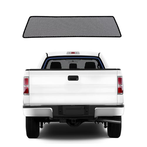 ZATOOTO Rear Window Sun Shade for Ford F150 2016-2024, Visible Back Windshield Shades for Safety Driving UV Rays Protection Reduce Heat Mesh Window Shade for Baby in Car