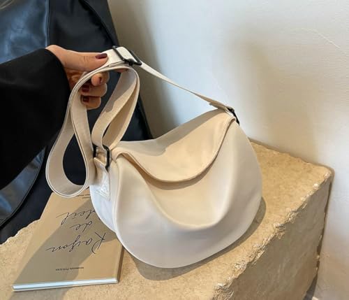 2025 Sporty Chic Dumpling Hobo Bag - Lightweight Nylon Crossbody Purse for Women3