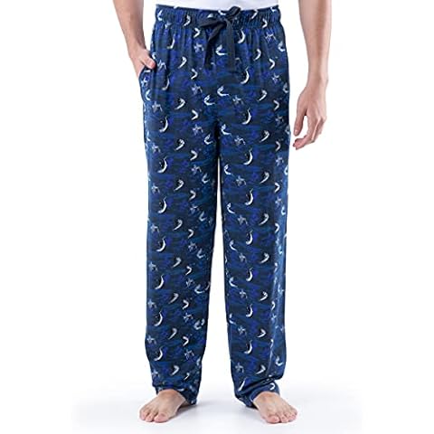 Guy Harvey Men's Sleep Pants, Estate Blue, M Cover