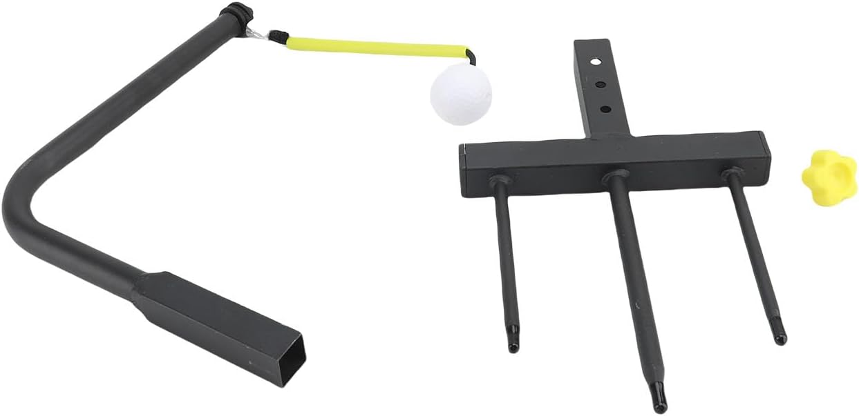 Swing Groover, Premium Metal Swing Trainer with 3 Adjustable Height Settings, for Golf Practice Equipment and Technique Improvement