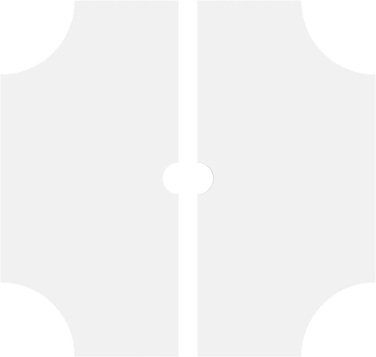 Ekena Millwork CMP22HS2-02000 Haus Architectural Grade PVC Contemporary, Two Piece Urethane Ceiling Medallions 22"OD x 2"ID x 7 1/4"C x 1"P