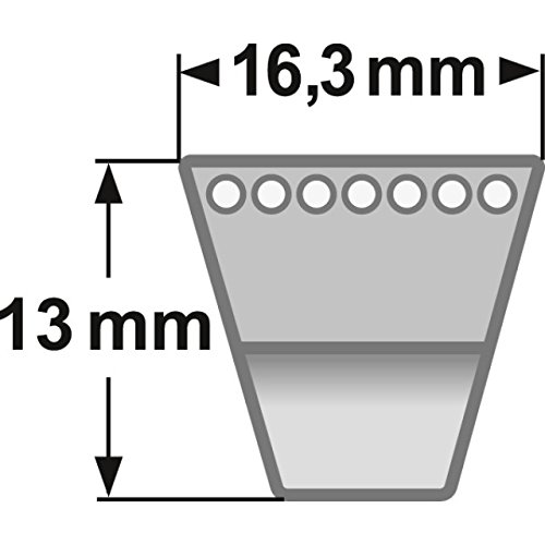 Cinghia trapezoidale XPB 1250 Lw – 1272 La V-Belt