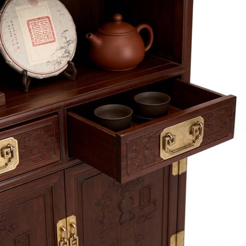 Poignée antique en laiton pour placard et commode de chambre à coucher
