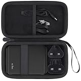 Baval for GL.iNet GL-BE3600/GL-MT3000/GL-AXT1800/GL-SFT1200 Portable Travel Router Hard Carrying Case,Compatible with Multiple Power Adapter and Ethernet Cable