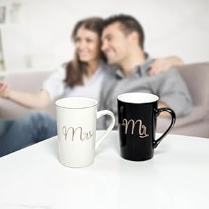 Mrandmrsgiftsengagementanniversaryweddinggiftsforcouplenewlywedscouplemugsset14ozchristmasvalentinesbridalshowerpresentsforbridehimhertype1 Urban Country Home Decor Mr and mrs gifts engagement anniversary wedding gifts for couple newlyweds couple mugs set 14oz christmas valentines bridal shower presents for bride him her type 1 urban country home decor