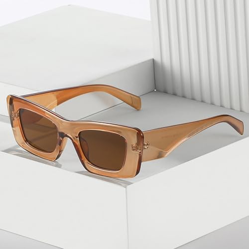 Lunettes de soleil UV400 rétro et unisexes aux tons acidulés - 2