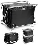 TOKYO CRAFTS キバ ソフトクーラー 小型 10L 最強 吊り下げ 防水 仕切り 縦横開閉 ボトルオープナー付き