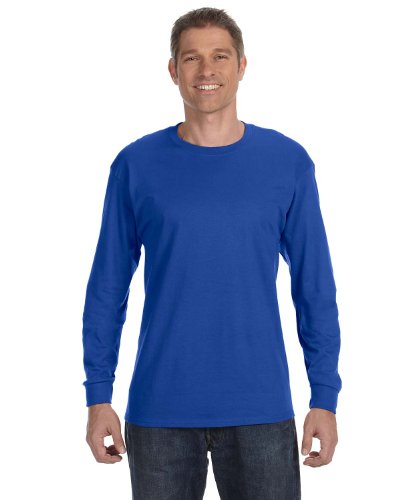 Image of Hanes Mens 6.1 oz. Tagless ComfortSoft Long-Sleeve T-Shirt (5586)