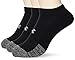 Produktbild Under Armour Unisex Ua Heatgear Ns atmungsaktive Füßlinge im 3er-Pack, Sportsocken mit dynamischem Halt und Flexibilität, Black / Black / Steel, L