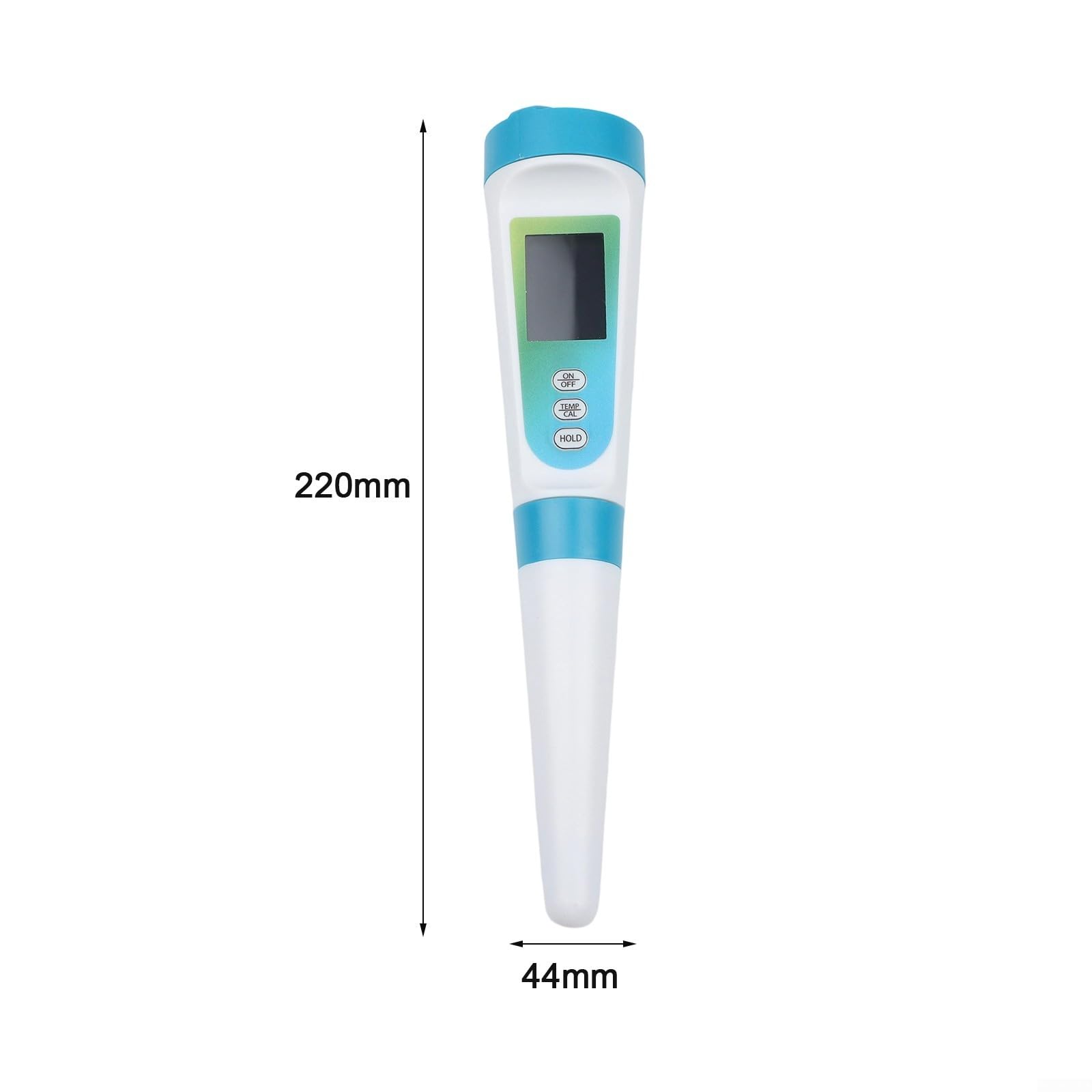 Medidor de pH con pantalla LCD y ATC | ABS, resolución 0.01 para seguridad alimentaria, monitoreo de calidad del agua, elaboración de cerveza