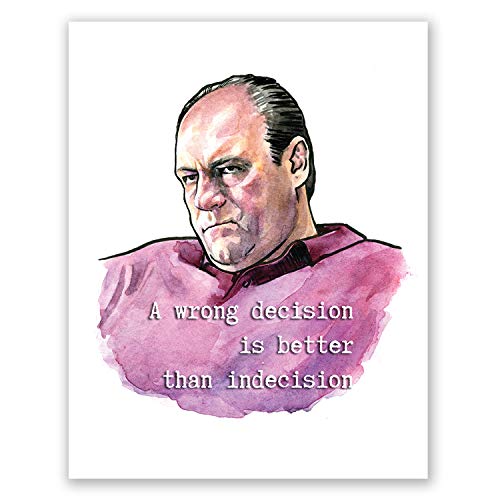AtoZStudio Sopranos Poster - Tony Soprano Wall Art Print // Movie Wall Decor // James Gandolfini...