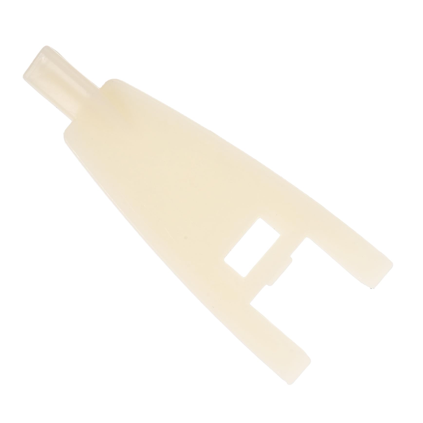 MUCKLILY 2pcs Paper Towel Dispenser Keys Paper Towel Dispenser Replacement Key Plastic Toilet Paper Dispenser Key Replacement Commercial Toilet Dispenser Keys White