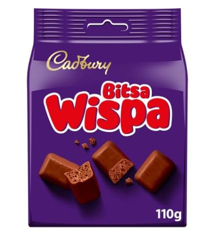 3 x Bitsa Wispa Chocolate Bag 110G Delicious Tasty And Twisty Treat Gift Hamper For Birthday,Christmas