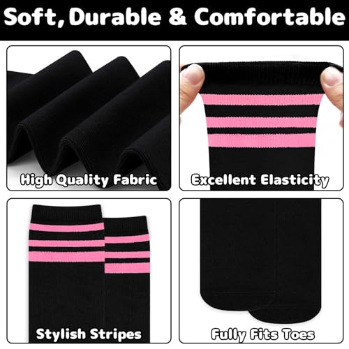 Image of Olreco 1 Pack Toddler Kids Youth Soccer Socks Girls Boys Baseball Socks Youth Knee High Softball Football Accessories Cotton