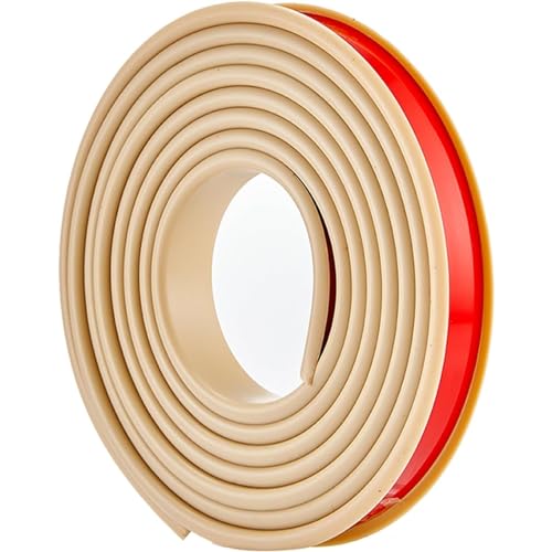 Cinta adhesiva de TPE flexible para cantos de muebles en color beis de 32 mm