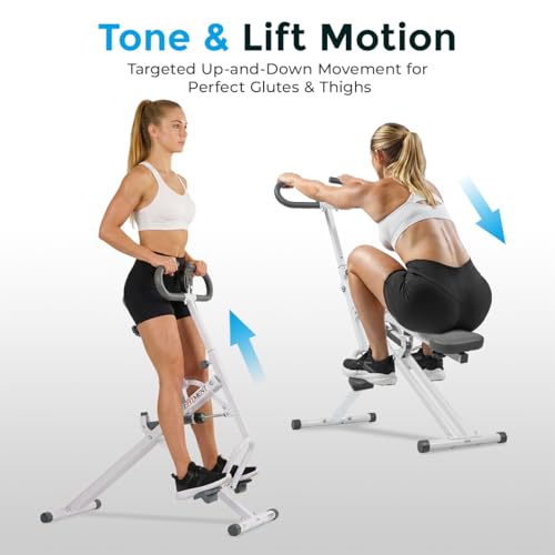Image of EFITMENT Rower-Ride Squat Machine, Squat Assist Rower for Glutes and Thighs, Home Exercise Trainer Full Body Workout Machine for Women