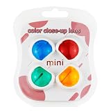 FUANA 4-teiliges Farbfilter-Set für Instax Mini 11, grün, blau, rosa, gelb, Objektivfilter für Sofortbildkamera, PVC-Nahaufnahmen, Spiegelzubehör, weiß